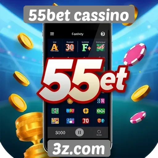 Plataforma do 55bet cassino é mobile friendly